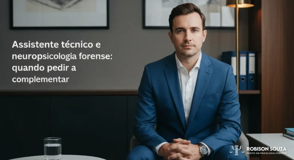 Assistente Técnico e Neuropsicologia Forense: Quando Pedir Avaliação Complementar - Robison Souza - Psicólogo Jurídico Assistente Técnico e Neuropsicologia Forense: Quando Pedir Avaliação Complementar