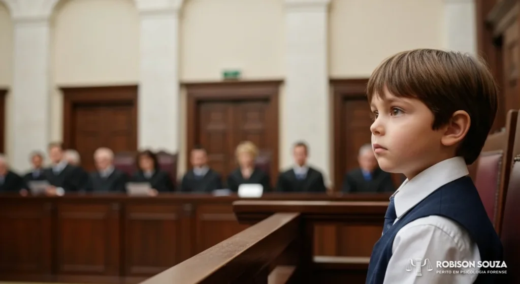 Comportamento da Testemunha Infantil na Audiência Tradicional - Robison Souza - Psicólogo Jurídico Comportamento da Testemunha Infantil na Audiência Tradicional